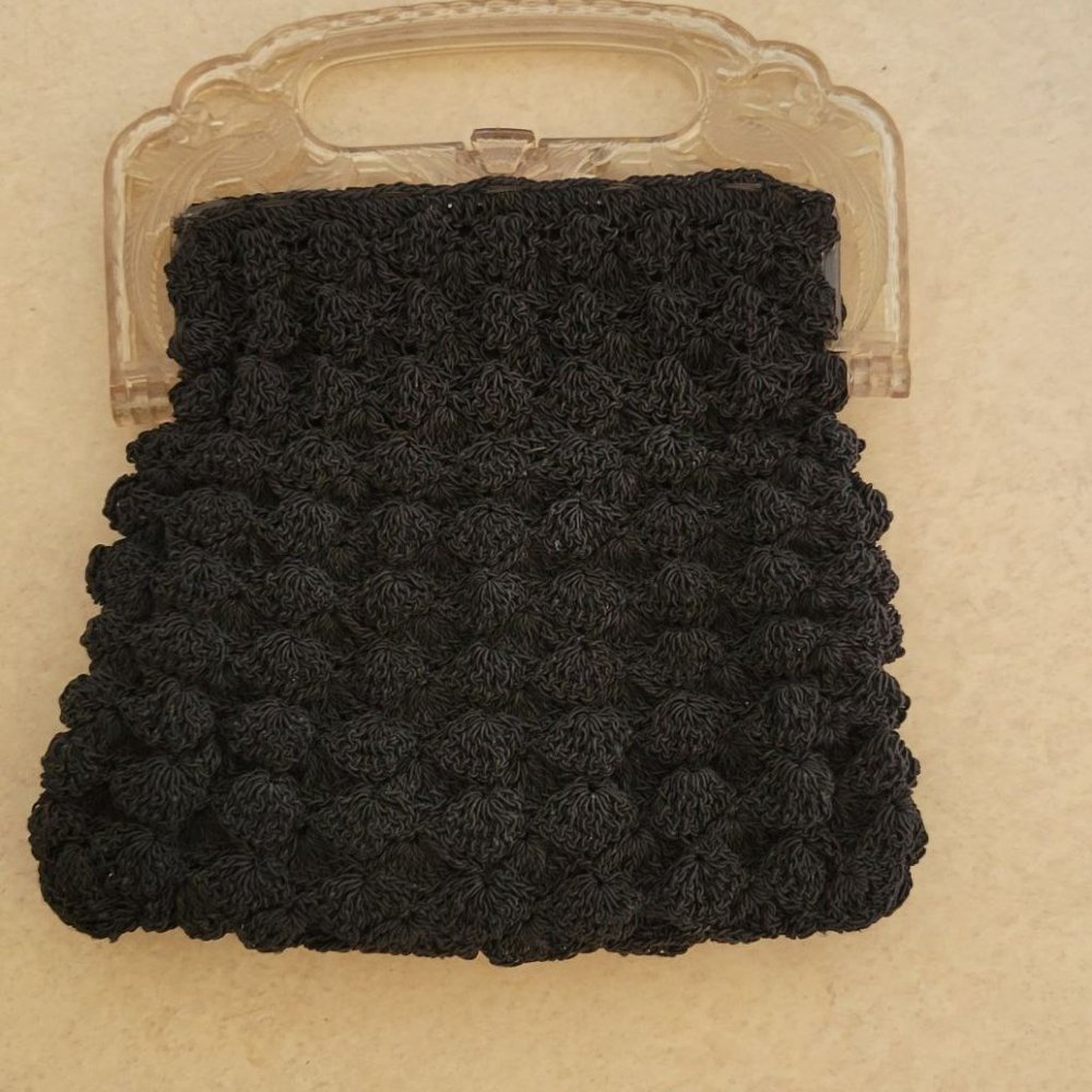 VINTAGE 1940'S CROCHET PURSE